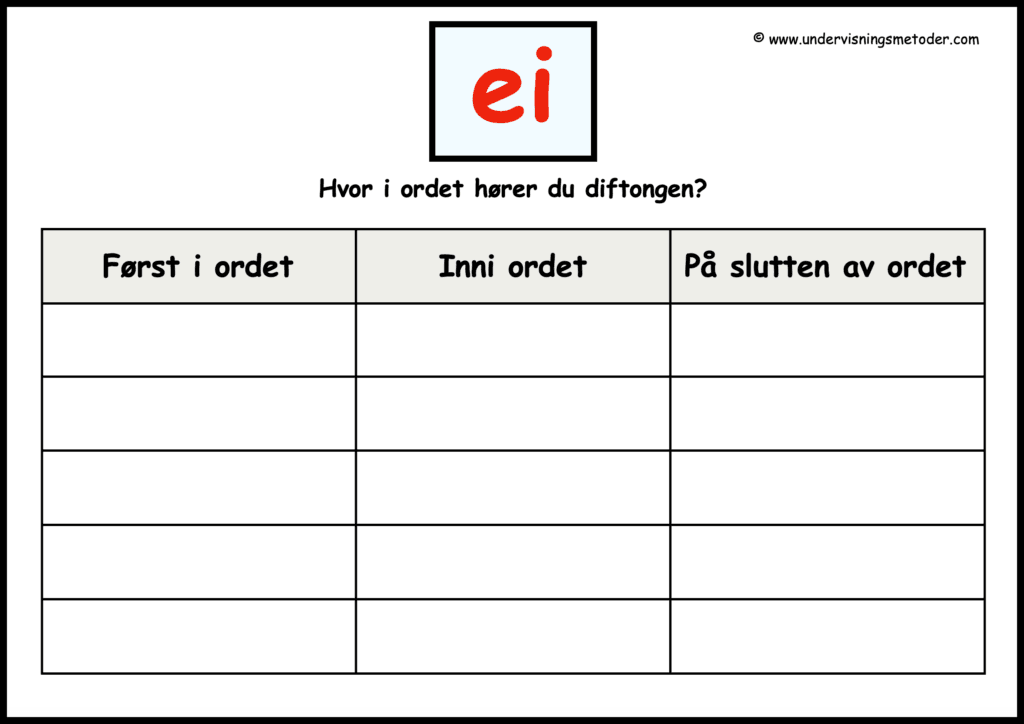 Ordjakt eksempel
