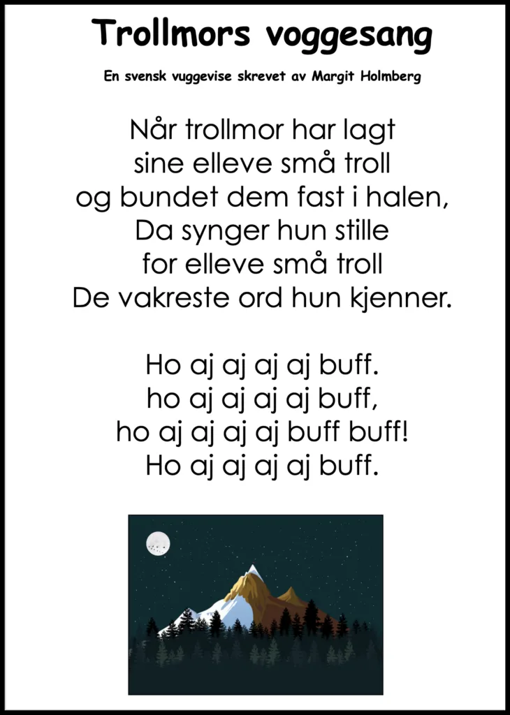 Eventyr 1 Trollmors voggesang