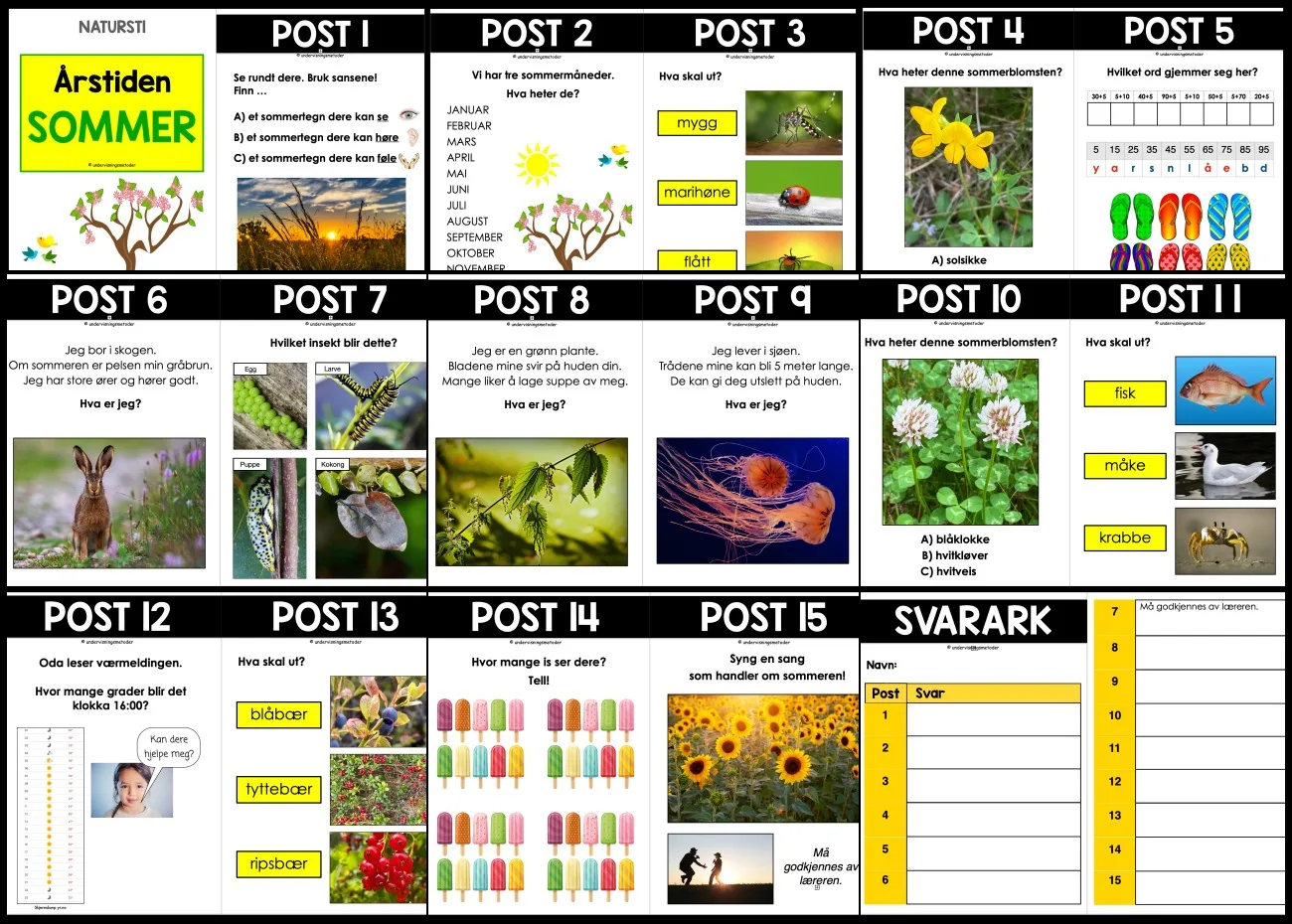 NATURSTI - Årstiden sommer