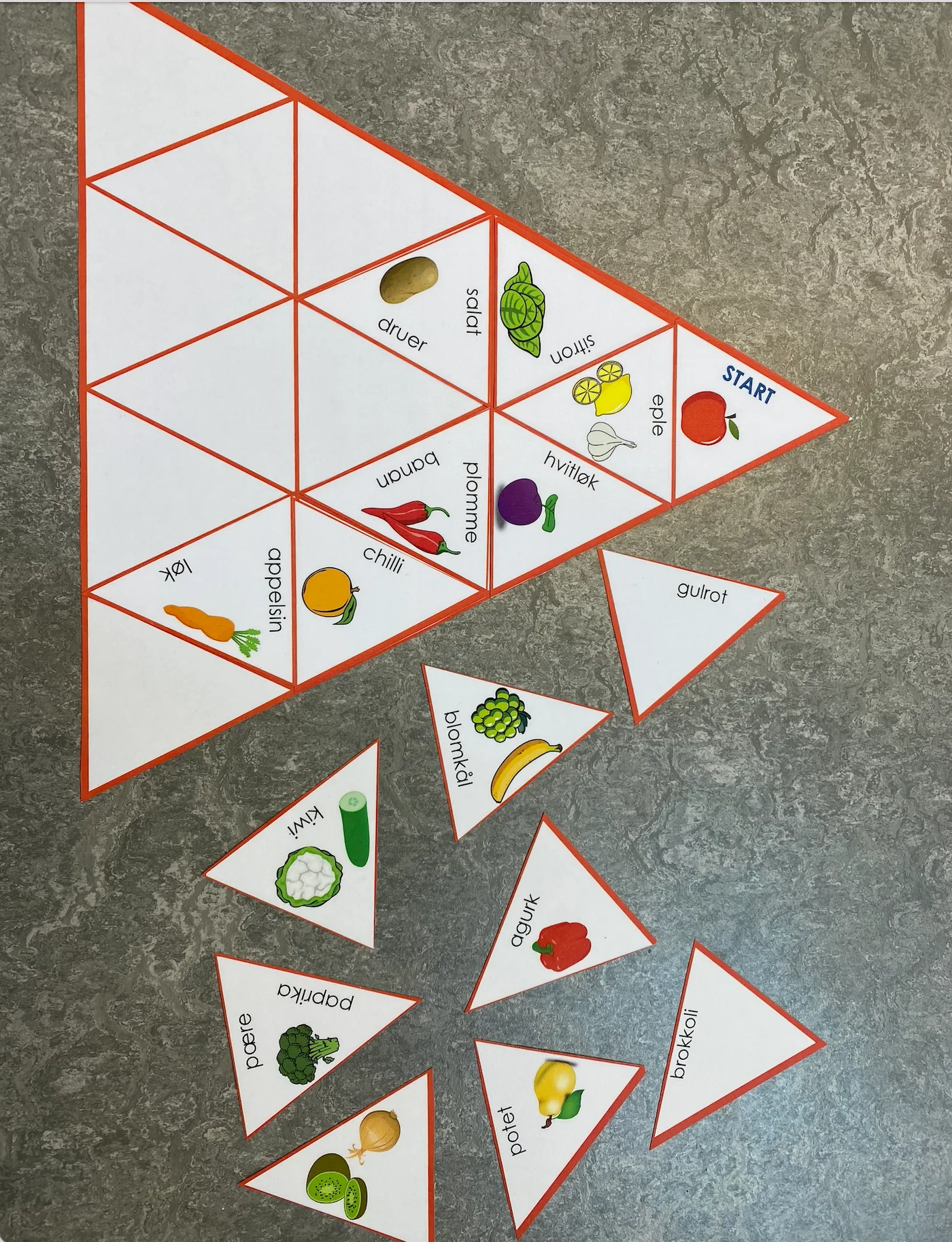 ORDPUSLESPILL: Frukt og grønnsaker - Bilde 4