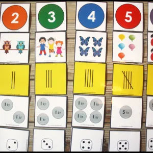 SORTERINGSKORT I TALL-OG MENGDEFORSTÅELSE 1-20