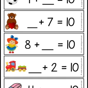 3 HENTEDIKTATER: Tiervenner - addisjon, subtraksjon og finn tallet som mangler