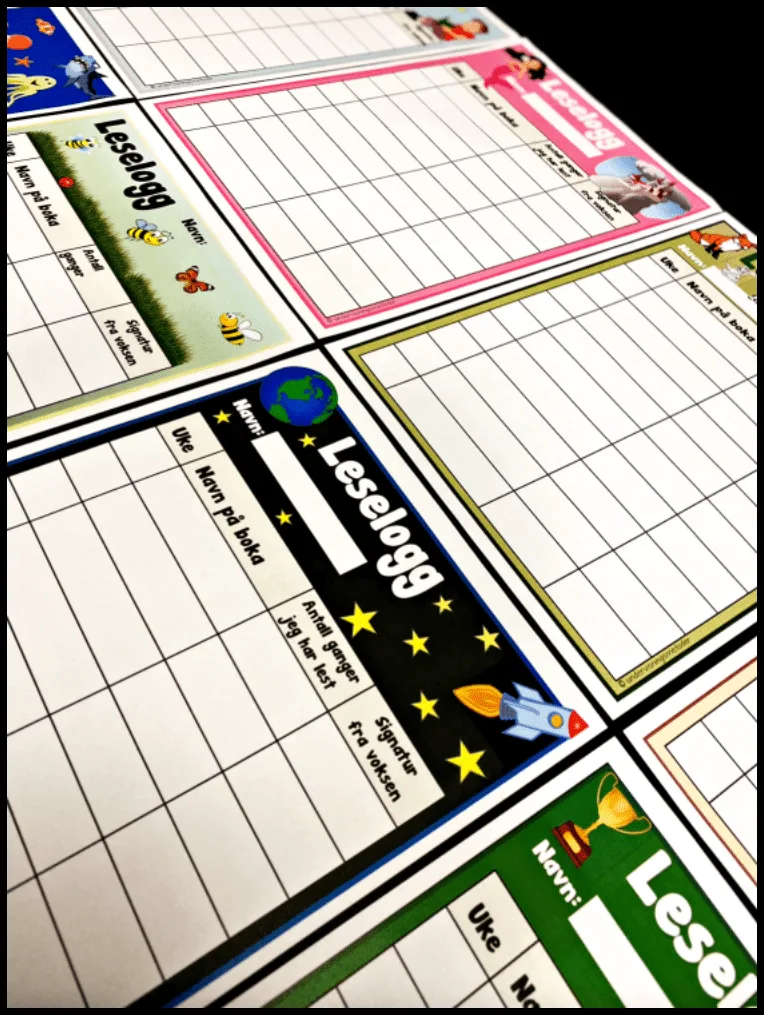 LESELOGG, 10 versjoner - Bilde 2