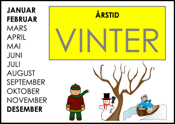 Vinter - UNDERVISNINGSMETODER
