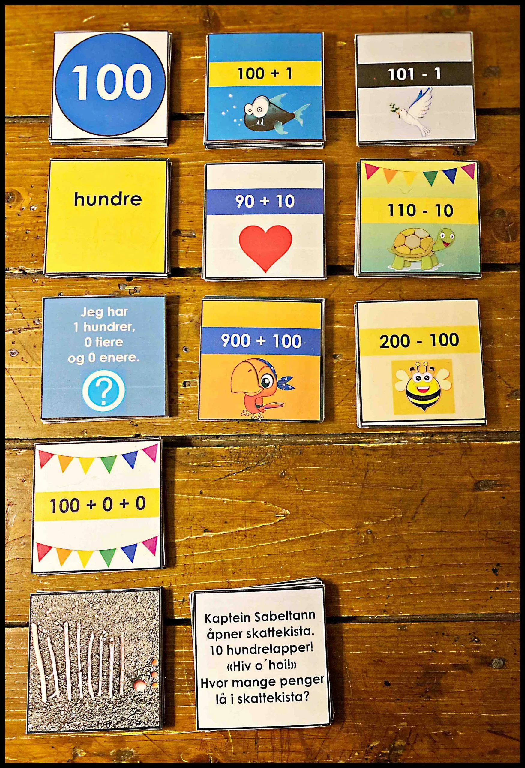 SORTERINGSKORT I TALL-OG MENGDEFORSTÅELSE 100-1000 - Bilde 4