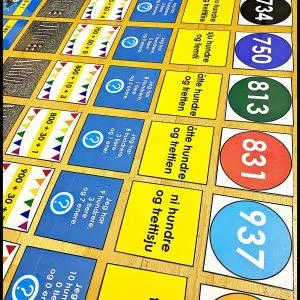 SORTERINGSKORT I TALL-OG MENGDEFORSTÅELSE 100-1000