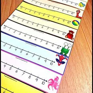 TALLINJER 0-10: To versjoner med mange ulike design