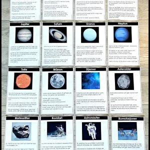 FAKTATEKSTER: Planetene og verdensrommet