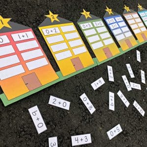 SORTERINGSAKTIVITET: addisjon/tallvenner og subtraksjon, 1-20