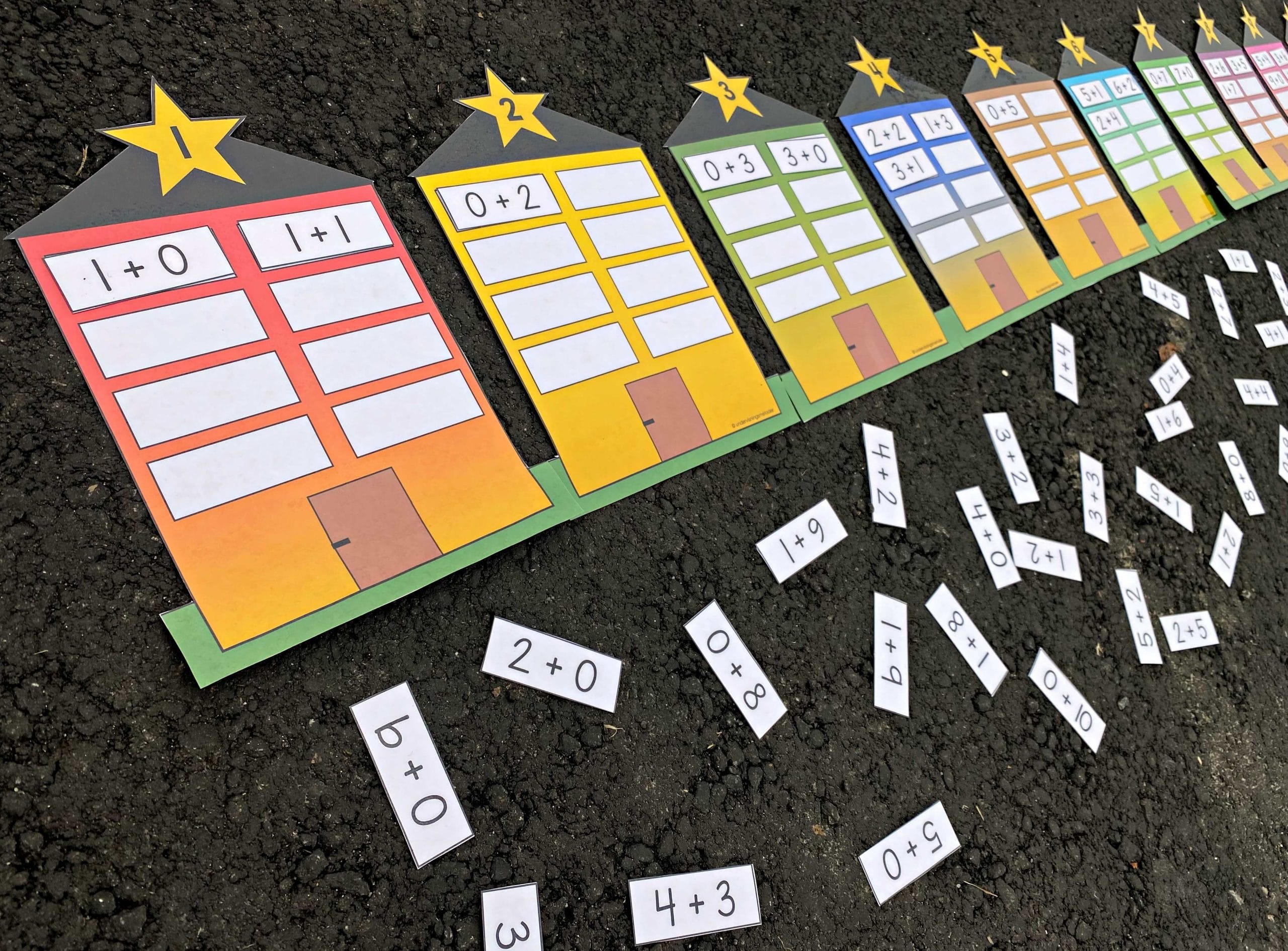 SORTERINGSAKTIVITET: addisjon/tallvenner og subtraksjon, 1-20