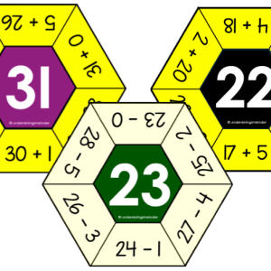 PUSLESPILL: Addisjon og subtraksjon 21 - 35