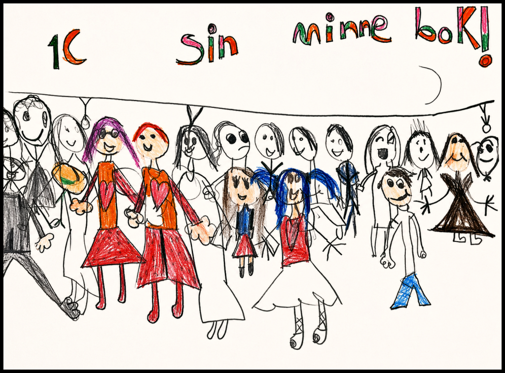 1C sin minnebok