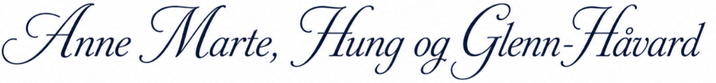 Anne Marte Hung Glenn Havard