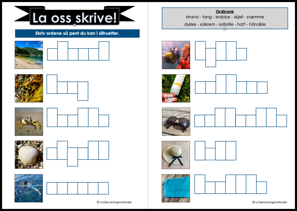 sommer la oss skriv 1 2