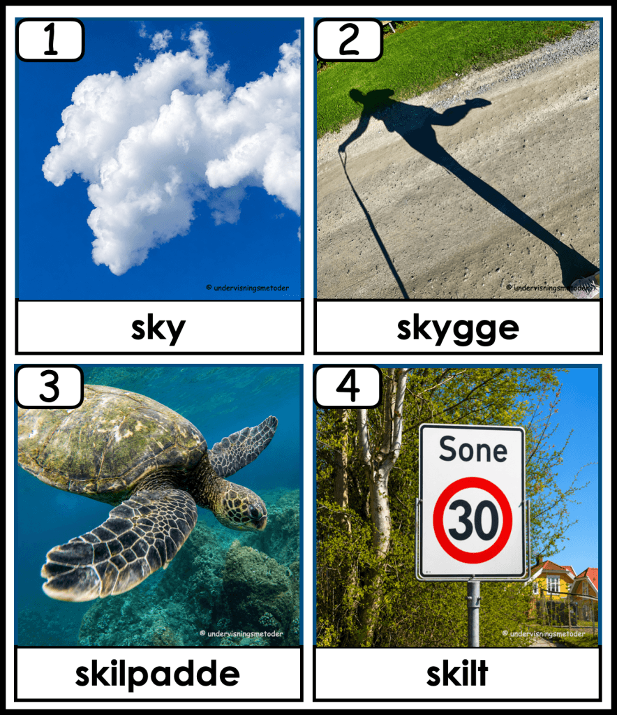Kj- og skj- lyden 2 hentediktat skj lyden