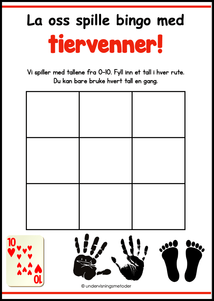 Tiervenner 12 bingo tiervenner
