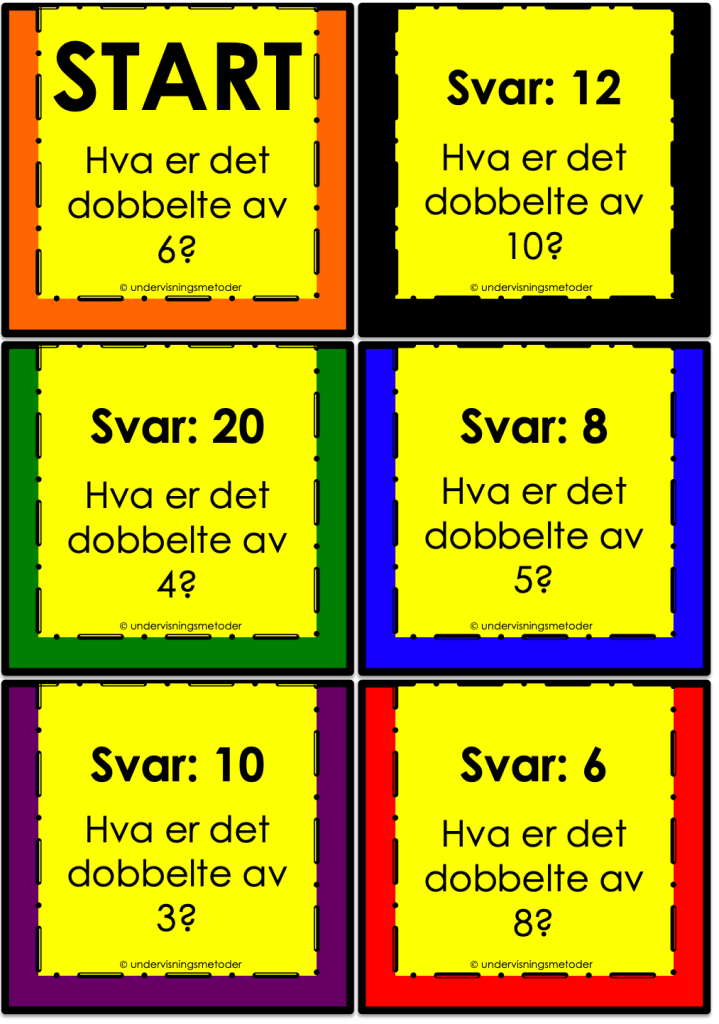 Dobling/halvering 5 loop doblinger
