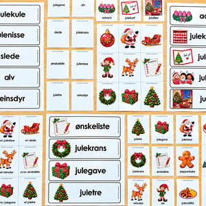 ORD- OG BILDEKORT: Jul + evangeliet